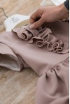 Abito bon ton rosa