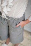 Gray Gaucho Pants