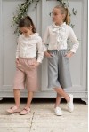 Gray Gaucho Pants