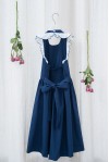 Navy Magnolia Sundress