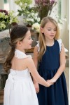 Navy Magnolia Sundress