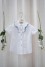 Light Blue Ruches Shirt