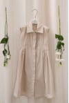 Taupe Pleated Chemisier