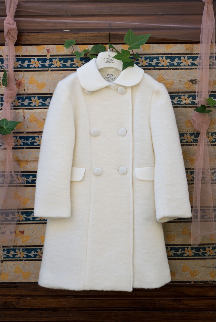 cappotto classico avorio